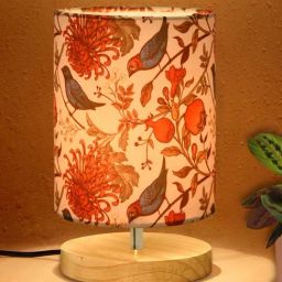 Homesake Red Wood Table Lamp-46