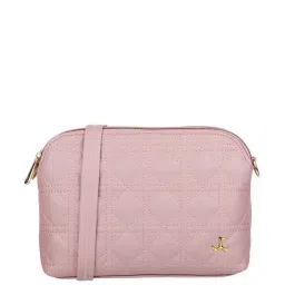 Mochi Peach Textured Medium Sling Handbag image 1