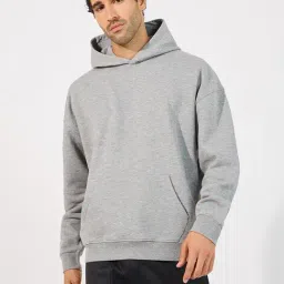 Styli Grey Regular Fit Hooded Sweatshirt-image-70