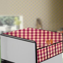 The Furnishing Tree Maroon PVC Air Conditioner Cover-image-91