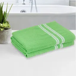 Romee Green Cotton Solid Bath Towels-image-37