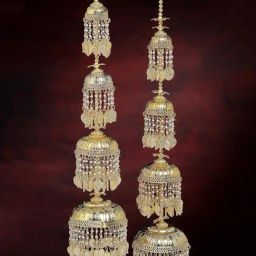Panash Gold Plated Bridal Layered Kaleera Set Pack of 2-23
