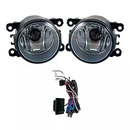 Auto Pearl Fog Lamp Lights With Wiring kit & Switch Compatible For Maruti Suzuki Brezza 2020-0