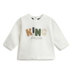 Chicco Boys White & Green Cotton Regular Fit Printed T-Shirt-picture-42