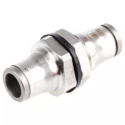 Legris LF3800 Series Bulkhead Tube-to-Tube Adaptor Push In 8 mm to Push In 8 mm Tube-to-Tube Connection Style, 3816 08 00-picture-28