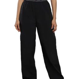 Tommy Hilfiger Black Relaxed Fit Trackpants-image-74