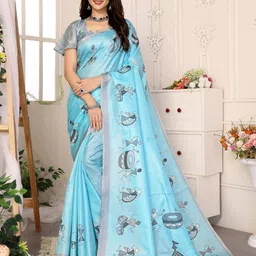 Lookmark Ethnic Motifs Art Silk Saree-picture-21