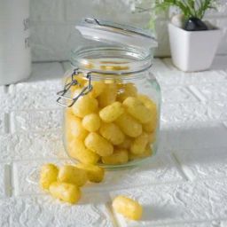 Femora Transparent Glass Round Jars With Airtight Steel Lid (900ml) - Set of 4-43