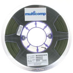 MULTICOMP PRO 3D Printer Filaments 3D PRINTER FILAMENT, PLA, 1.75MM, GREEN, MC011456-24