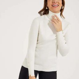 Styli White Plain Pullover-30