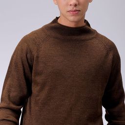 The Indian Garage Co Men Mock Collar Pullover Sweaters-image-61