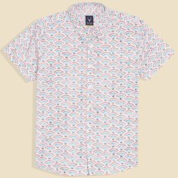 Allen Solly Junior Boys Spread Collar Abstract Printed Cotton Casual Shirts-image-50