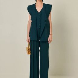 PROT-OFFICIAL Women Relaxed Mid-Rise Straight Fit Trousers-image-22
