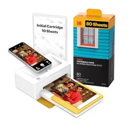 Kodak Yellow 4" X 6" Dock Plus Portable Instant Photo Printer PD460-14