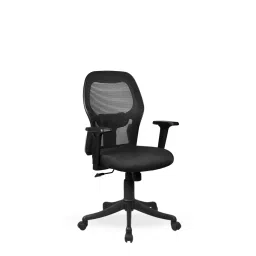 Mango Blossom Marvel 2 Black Mid Back Office Chair-picture-28