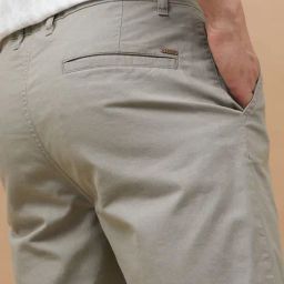 Code By Lifestyle Grey Regular Fit Shorts image 4