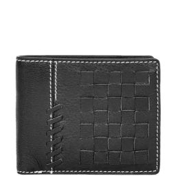 Eske Black Casual Leather Bi-Fold Wallet for Men-23