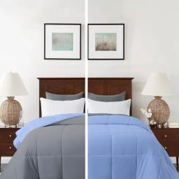Razzai Blue Poly fill Basic Comforters-picture-24