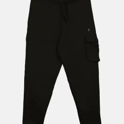 Kiddopanti Boys Black Solid Trackpants-image-63