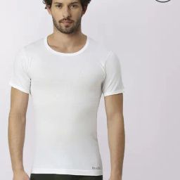 Frenchie White Cotton Skinny Fit Vest - Pack Of 4-image-89