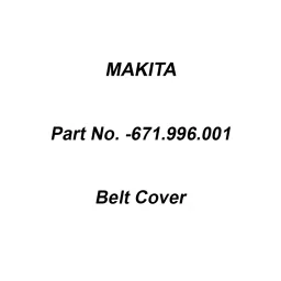 Makita Belt Cover Suitable for ELM4613, Part No 671.996.001-picture-45