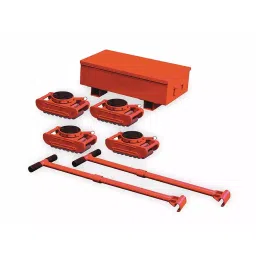 Dayton Machine Roller Kit 88000 lb Load Capacity 5 1/8 inch Deck Height & 5 3/4x5 3/4 inch Rollers, 2MPR2-image-40