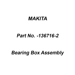 Makita Bearing Box Assembly Suitable for GA039G, Part No 136716-2-picture-26