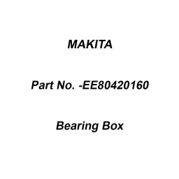 Makita Bearing Box 12X15X12.5 for DBM230, Part No EE80420160-picture-29