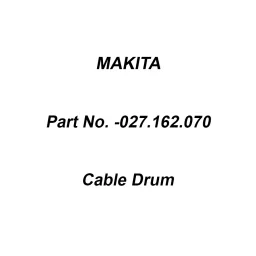 Makita Cable Drum Suitable for DCS430,5200, Part No 027.162.070-picture-39
