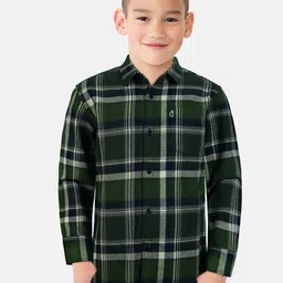 Gini and Jony Boys Standard Tartan Checks Opaque Checked Casual Shirt-image-86