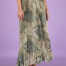 ZWERLON Women Printed A-Line Maxi Skirts-picture-5
