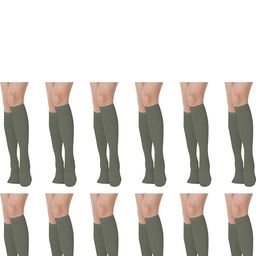 MUKHAKSH Unisex Green Socks-image-81