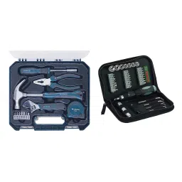 Bosch Hand Tool Kit and Screwdriver Blue Combo-14