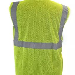 Reatech Polyester Soft Net Mesh Reflective Jacket Fluorescent Yellow RC 05 image 2