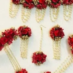 craftsai exports Women Red Jewellery Set-picture-49
