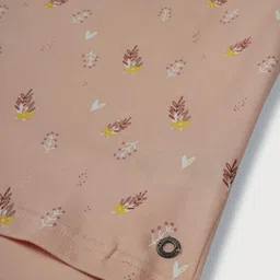 Gini and Jony Peach-Coloured Conversational Printed High-low Top image 5