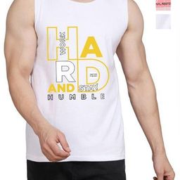 WOOSTRO Men Pack Of 2 Typography Printed Round Neck Cotton Slim Fit T-shirts-image-21