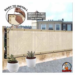 Hippo Balcony Net -Ivory-image-77