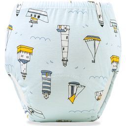 Bembika Babies Cotton Potty Training Pants Lighthouse  Printed Large- Light Blue-16