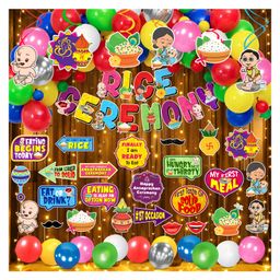 Zyozi Rice Ceremony Decorations Items  Rice Ceremony Decoration LED Lights Multicolor - Pack of 60-picture-19