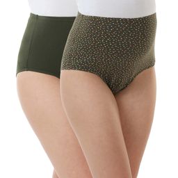 Bella Mama Women Cotton Elastane High Coverage Panty Set Pack of 2 (Color May Vary)-image-62