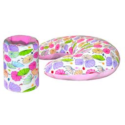 VParents Baby Feeding and  Arm Pillow for New Born Nursing Pillow for Breast and bottle feeding pillow Combo(Chunky)-image-23