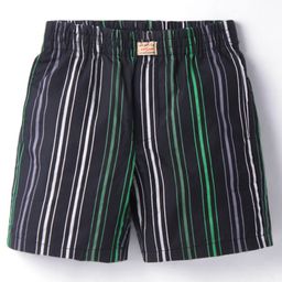 Noddy Striped Shorts - Black-image-78