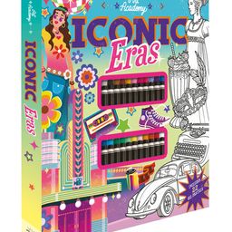 Art Academy Eco: Iconic Eras | A Creative Time Travel Coloring Book | Fashion, Culture & History Through the Decades| Colouring Activity| 64 Pages of Colouring Fun| For Ages 6-8|-27