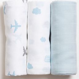 Aariro Organic Cotton Muslin Swaddle Dream Big (Set of 3)-image-56