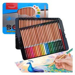 FunBlast Water Color Pencils with Paint Brush 48 Pcs Coloring Pencils-16