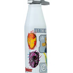 Gluman Botoru Avengers Stainless Steel Water Bottle White - 750 ml-picture-20