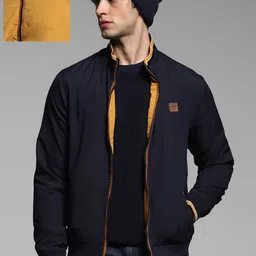 Jack & Jones Men Bomber with Patchwork Jacket-16