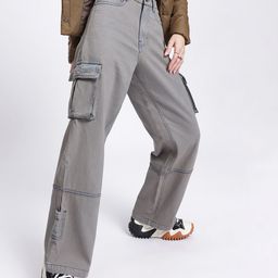 DressBerry Women Utility Core Cargo-Style Jeans-image-90