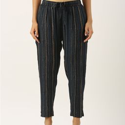 AMUKTI Women Printed Slim Fit Trousers-image-23
